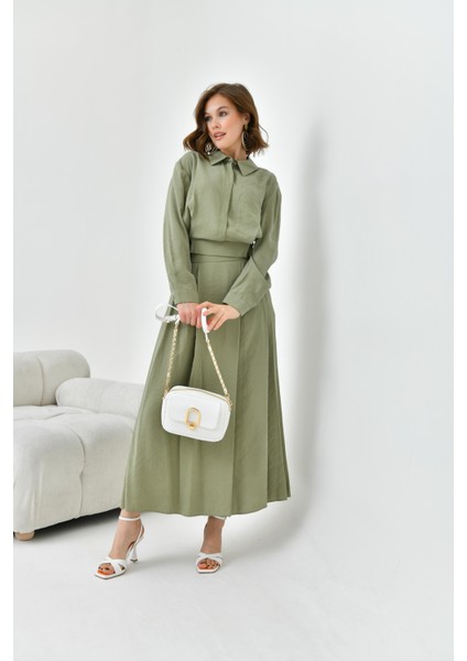 Kadın Modal Etekli Takım Haki 30714 fiyatları