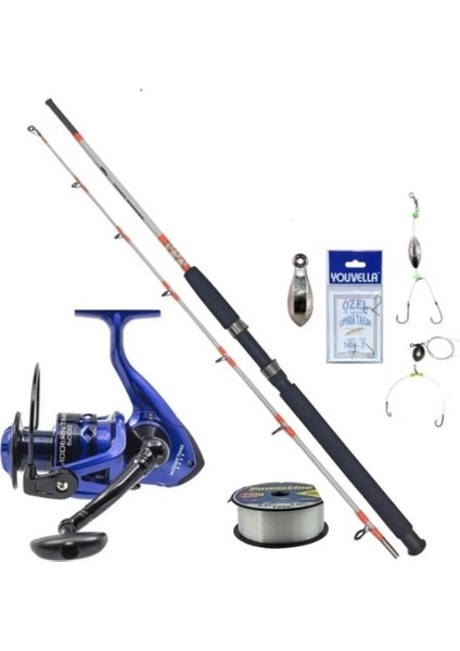 Remixon Makine ( 150M. Misinası Sarılı ) 210 Cm. Tekne Kamışı Seti