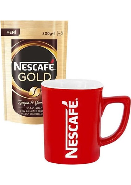 Gold 200 G Paket Nescafe Bardak