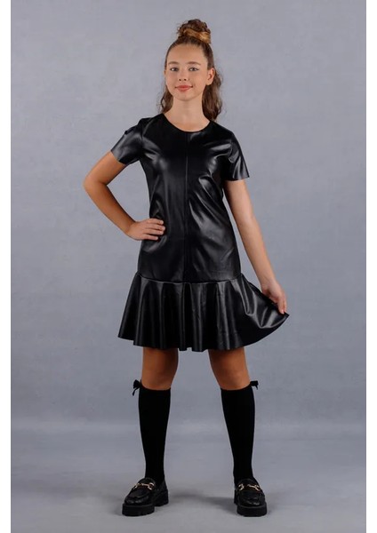 Dmb Boys & Gırls Kız Çocuk Deri Elbise fiyatları