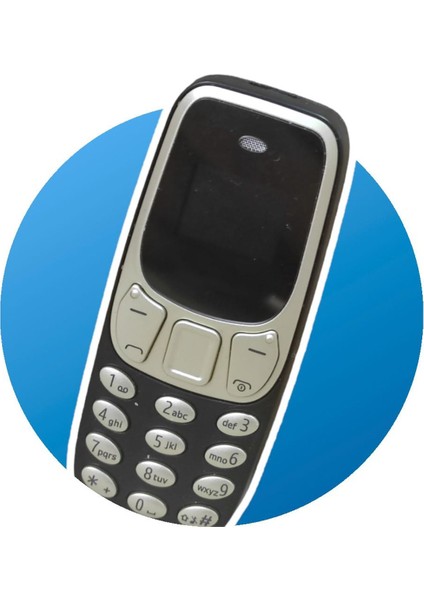 Mini Tuşlu Parmak Telefonu Gold