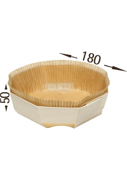 Panıboıs Octo 180 Ahşap Ekmek-Kek Kalıbı