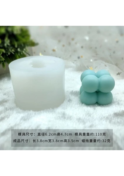 Ordu Yeşili Tarzı 3D Düzensiz Kabarcık Roman Tarzı Silikon Mum Kalıp Sütun Cuboid Yapma Balmumu Alçı Yapıt Küp Uv Epoksi Reçine Sabun Kalıpları (Yurt Dışından) indirimleri