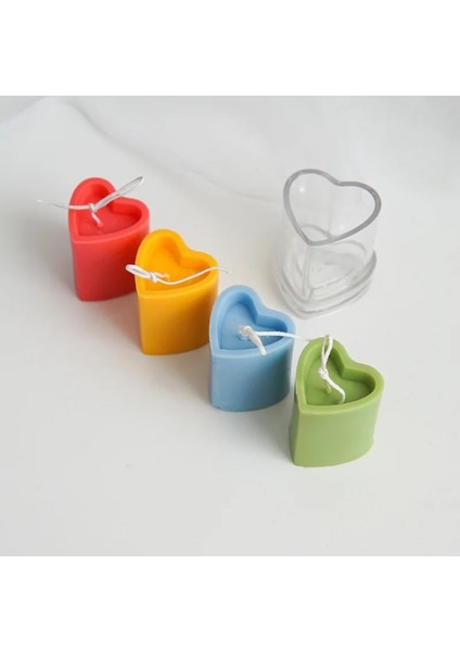 12CM Lamba Fitili Stili 3D Kalp Şekli Mum Plastik Kalıp Tarak Çiçek Şekli Mum Kalıbı Ev Dekorasyon Mum Kalıbı Mum Yapımı Kalıp Mum Kalıbı (Yurt Dışından) fiyatları