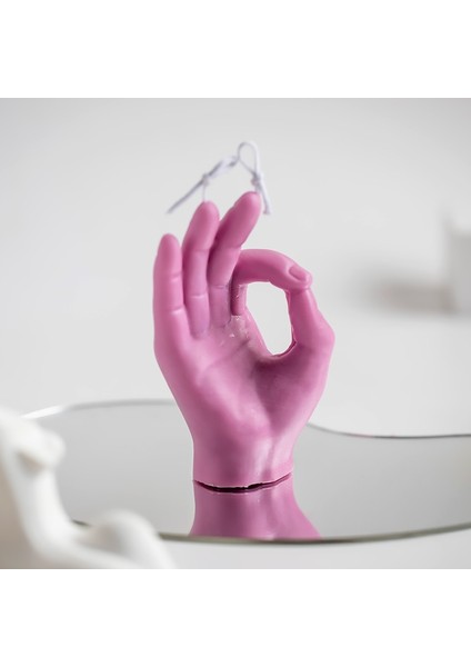 B Tarzı Yaratıcı 3D El Şekli Silikon Kalıp Mum Yapma Kiti El Yapımı Aromaterapi Mum Kalıbı Alçı Oturma Odası Dekorasyon Kalıbı (Yurt Dışından) indirimleri