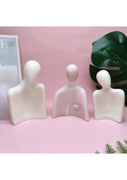 RS1-1265 Stili Portre Aromaterapi Mum Kalıpları Mum Yapımı Için Sabun Silikon Kalıp Insan Vücudu Silikon Kalıp Dıy Mum Aracı Kil Kalıp (Yurt Dışından)