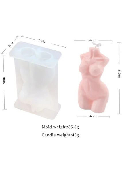 No.2 Tarzı Ew 3D Kadın Tanrıça Vücut Heykeli Sanat Silikon Mum Kalıpları Elmas Adam Kalıp Dıy El Yapımı Ev Epoksi Reçine Döküm Kalıp (Yurt Dışından)