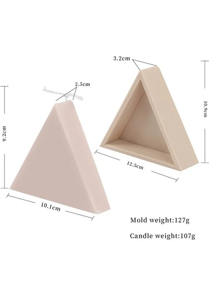 No.9 Tarzı Basit Geometrik Şekil Kokulu Mum Silikon Kalıp Dıy Alçı El Sanatları Aromaterapi Alçı Kalıp Sabun Yapımı Ev Dekorasyonu (Yurt Dışından)