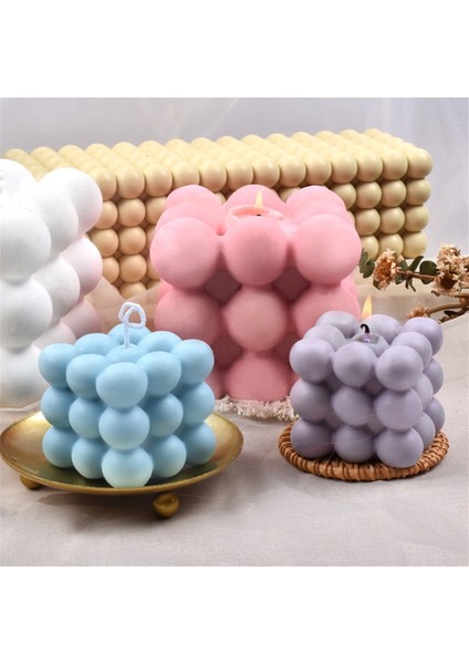Ben Stil Yeni Kabarcık Mum Kalıbı 3D Süper Büyük Dikdörtgen Dikdörtgen Silikon Beton Piramit Rubik Yuvarlak Top Pişirme Reçine Kalıp Makin (Yurt Dışından) fiyatları