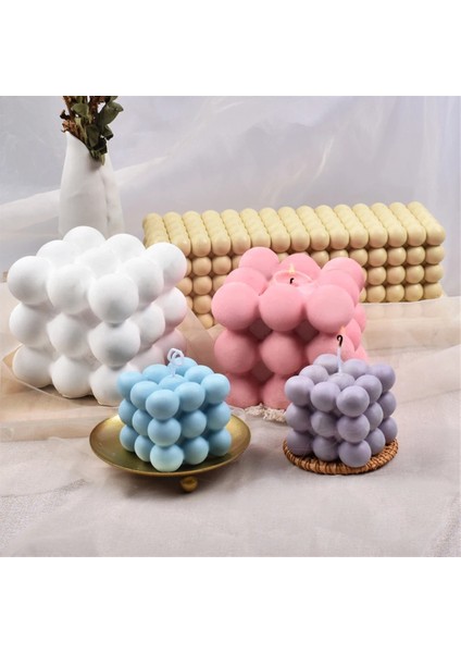 Ben Stil Yeni Kabarcık Mum Kalıbı 3D Süper Büyük Dikdörtgen Dikdörtgen Silikon Beton Piramit Rubik Yuvarlak Top Pişirme Reçine Kalıp Makin (Yurt Dışından) indirimleri