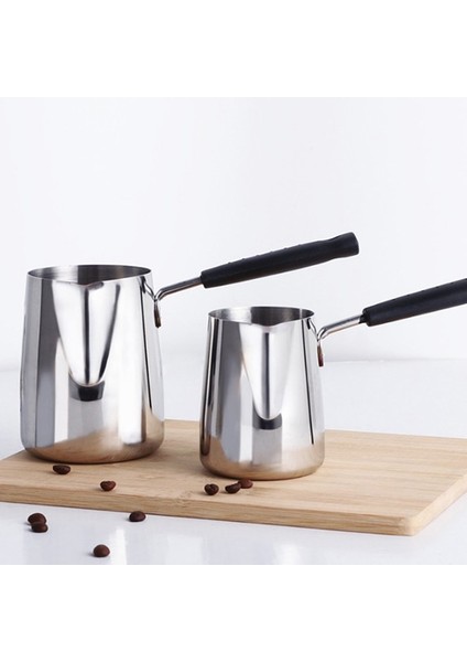 1000ML Tarzı Paslanmaz Çelik Saplı Balmumu Eritme Potası Dıy Mum Sabun Tencereyi Eritir Kokulu Balmumu Eritir Metal Kahve Toroid Sürahi Latte Sürahi (Yurt Dışından)