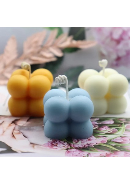 B Tarzı Yeni Dıy Mumlar Kalıp Balmumu Mumlar Kalıp Aromaterapi Alçı Mum 3D Silikon Kalıp El Yapımı Soya Küpü Sabun Kalıpları (Yurt Dışından) modelleri