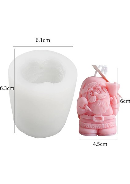 Noel Baba Tarzı 2021 Yeni 3D Noel Ağacı Mum Sabun Yapımı Kalıp Mutfak Gereçleri Silikon Kek Çikolata Pişirme Kalıbı Pişirme Kalıp Aracı El Sanatları (Yurt Dışından)