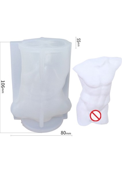 B Tarzı Mumlar Için Soyut Geometri Formu Araçlar Figürler El Sanatları 3D Insan Vücudu Reçine Epoksi Kalıp Erkek Kadın Şekli Sabun Dıy Yapma Kalıp (Yurt Dışından)