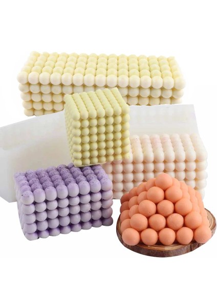 B5 Stili 3D Yeni Büyük Kare Küp Dıy Soya Balmumu Mum Silikon Kalıplar El Yapımı El Sanatları Aromaterapi Alçı Mum Kalıp Dekorasyon Aracı (Yurt Dışından) fırsatları