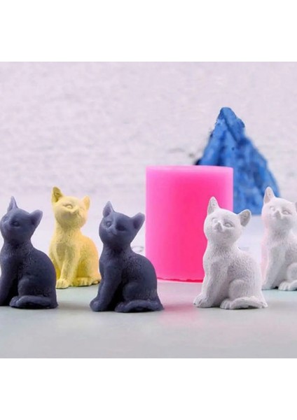 Kalıp Stili Kedi Şekli Mum Kalıpları Diy Sabun Mum Yapımı Silikon Kalıp Kek Çikolata Kalıp Sabun Alçı Kalıp Kek Dekorasyon Araçları (Yurt Dışından) fiyatları