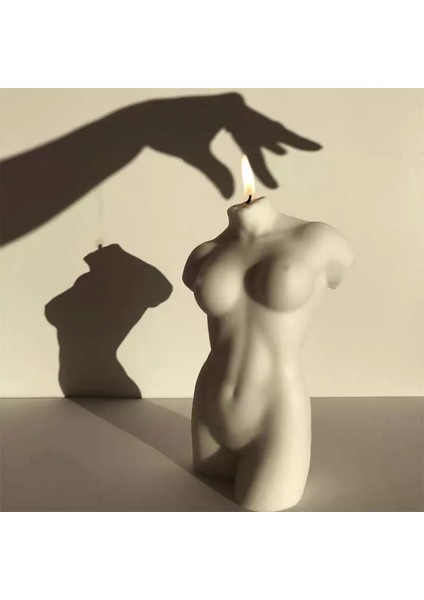 J Stili Yazın Sanat Vücut Mum Kalıp Balmumu Dıy Kristal Reçine Sabun Kadın Erkek Kadın Silikon Zanaat Malzemeleri 3D Vücut Mum Kalıp Yapımı (Yurt Dışından)