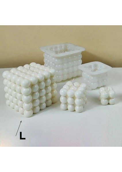 D3 Stili Diy Mumlar Kalıp Soya Balmumu Mumlar Kalıp Aromaterapi Alçı Mum 3D Silikon Kalıp El Yapımı Soya Mumları Aroma Balmumu Sabun Kalıpları (Yurt Dışından)