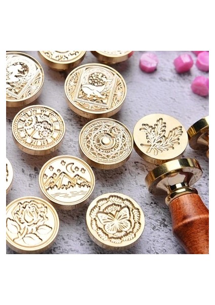 Kıpkırmızı Tarzı Mum Mühür Damga Kafa Retro Antika Sızdırmazlık Balmumu Scrapbooking Pullar Kafa Düğün Dekoratif Ahşap Saplı Aşk Haritası Ağacı Çiçek (Yurt Dışından) modelleri