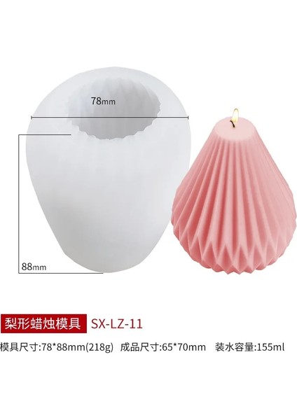 Lz-11 Stili Büyük Silindir Mum Kalıp Silikon Kalıp Mum Yapımı Için Diy El Yapımı Reçine Kalıpları Alçı Balmumu Kalıp Alçı Ev Dekorasyonu (Yurt Dışından)