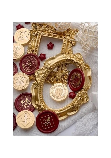 No.7 Tarzı Mum Mühür Damga Retro Antika Sızdırmazlık Balmumu Scrapbooking Pullar Kafa Düğün Dekoratif Metal Aşk Haritası ile Kolu Çiçek Gül (Yurt Dışından)