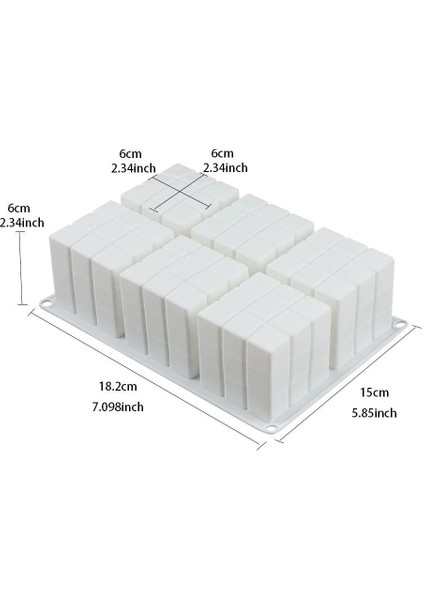 Küçük Ağaç Stili Yeni 3D Kare Rubik Küp Mum Kalıpları Soya Balmumu Silikon Kalıp Aroma Alçı Mum Diy Mum Kalıp El Yapımı Sabun Kalıp Mum Yap (Yurt Dışından) fırsatları