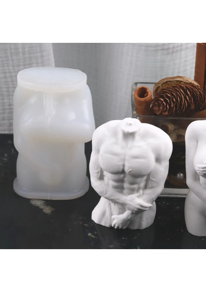 12 cm Stili 3D Vücut Mum Kalıp Silikon Dıy Kristal Epoksi Reçine Alçı Kalıp El Sanatları Takı Dekorasyon Acessories Insan Şekli Araçları (Yurt Dışından) modelleri