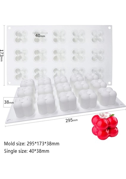 B1 Stili 3D Yeni Büyük Kare Küp Dıy Soya Balmumu Mum Silikon Kalıplar El Yapımı El Sanatları Aromaterapi Alçı Mum Kalıp Dekorasyon Aracı (Yurt Dışından)