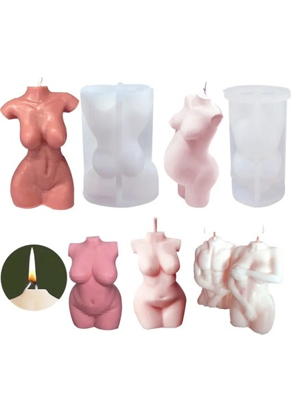 RS1-1371 Stili 3D Insan Vücudu Mum Kalıp Silikon Sanat Hamile Kadın Modeli Kalıpları Epoksi Reçine Kalıp El Sanatları Için Dıy Sabun Balmumu Epoksi Alçı Kalıp (Yurt Dışından)