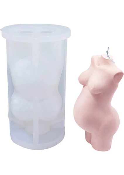 RS1-1371 Stili 3D Insan Vücudu Mum Kalıp Silikon Sanat Hamile Kadın Modeli Kalıpları Epoksi Reçine Kalıp El Sanatları Için Dıy Sabun Balmumu Epoksi Alçı Kalıp (Yurt Dışından)