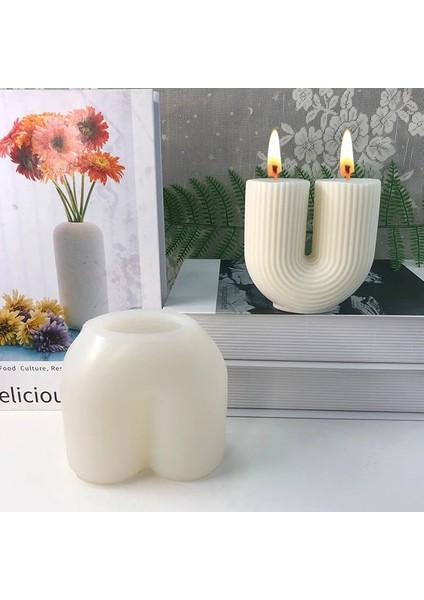 Resim Stili Olarak Yeni U Şekilli Şerit Silikon Mum Kalıpları Ev Dekorasyonu Için Ayağı Kemer Konik Curl Mum Kalıbı (Yurt Dışından) modelleri