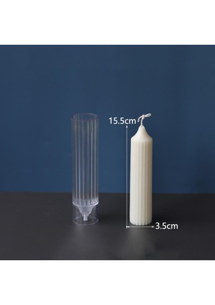 No.5 Tarzı 1 Adet Uzun Kutup Şerit Mum Kalıpları Plastik Sütun Dıy El Yapımı El Sanatları Mum Yapma Kalıpları El Yapımı Mumlar Plastik Kalıp Malzemeleri (Yurt Dışından)