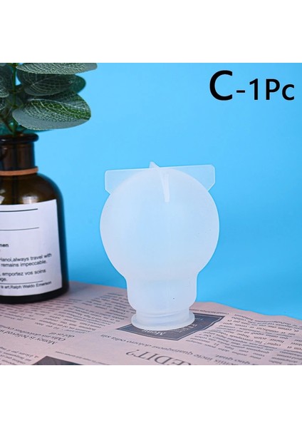 C-1pc Tarzı Dıy Epoksi Ampul Silikon Kalıp El Yapımı Reçine Kristal LED Lamba El Sanatları Kalıp Ev Partisi Dekoru El Sanatları Aracı (Yurt Dışından)