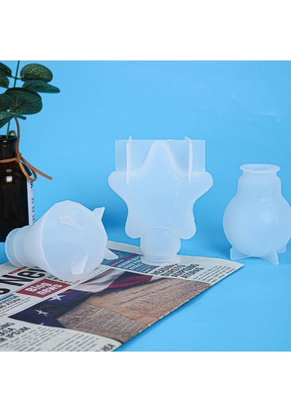 C-1pc Tarzı Dıy Epoksi Ampul Silikon Kalıp El Yapımı Reçine Kristal LED Lamba El Sanatları Kalıp Ev Partisi Dekoru El Sanatları Aracı (Yurt Dışından)