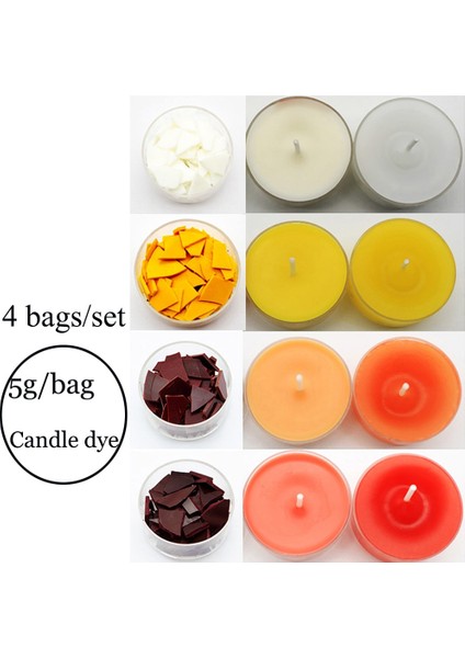 4 Adet Bir Stil Dıy 3D Mum Kalıp El Yapımı Aromaterapi Soya Balmumu Mum Silikon Kalıp Alçı Mumlar Kalıp Uv Epoksi Reçine Sabun Kalıpları Ev Dekor (Yurt Dışından)