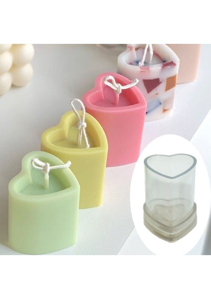 7.9cm Stili Ev Yapımı Balmumu Mum Sabunu Mum Boya Balmumu Eriyik Kurdeşen Mum Yapımı Için 3D Silindirik Kalp Balmumu Kalıp Tedarik (Yurt Dışından) fırsatları