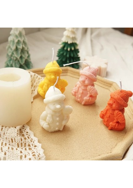 No.5 Tarzı Noel Kalıp Santa Kardan Adam El Sanatları Için Silikon Kalıplar 3D Sabun Yapma Ürünleri Vücut Mum Yapma Malzemeleri Silcone Kalıpları Kalıp (Yurt Dışından) modelleri