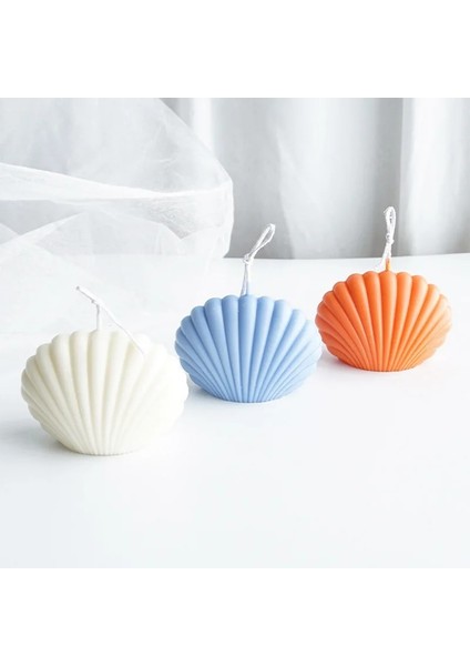 M-14.2x8.4cm Stili 3D Kabuk Mum Kalıbı El Yapımı Mum Yapımı Deniz Kabuğu Aromaterapi Alçı Kalıpları Kokulu Mum Kalıbı Plastik Tarak Sabun Kalıbı (Yurt Dışından) fiyatları