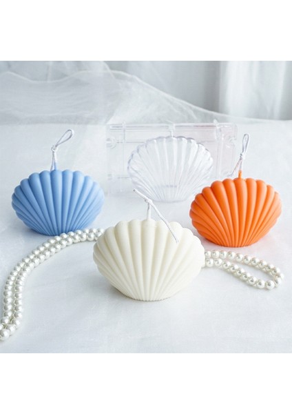 M-14.2x8.4cm Stili 3D Kabuk Mum Kalıbı El Yapımı Mum Yapımı Deniz Kabuğu Aromaterapi Alçı Kalıpları Kokulu Mum Kalıbı Plastik Tarak Sabun Kalıbı (Yurt Dışından) modelleri