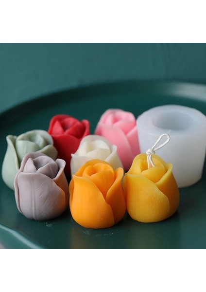 Stil5 Stil Aromaterapi Mum Silikon Kalıp 3D Lotus Çiçeği Şekli Sabun Silikon Kalıp Dıy Mum Formu Sabun Kalıbı Kek Dekorasyon Malzemeleri (Yurt Dışından)