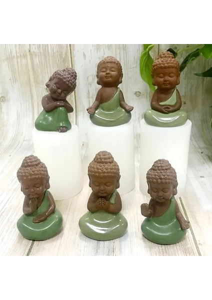 12CM Tarzı Buda Tütsü Mum Kalıp Dıy Kilise Buda Heykeli Silikon Kalıp 3D Silikon Kalıplar Vücut Mum Yapma Malzemeleri Silcone Kalıpları (Yurt Dışından)