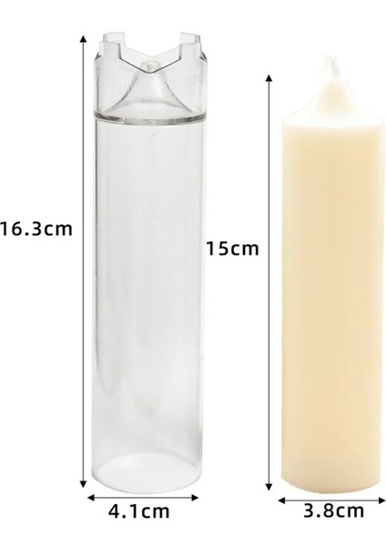 No.4 Tarzı 1 Adet Plastik Mum Kalıp Diy El Yapımı El Sanatları Mum Yapma Kalıpları Uzun Çubuk Şekilli Düğün Parti Mum Işığında Akşam Yemeği Dekorasyonu (Yurt Dışından)