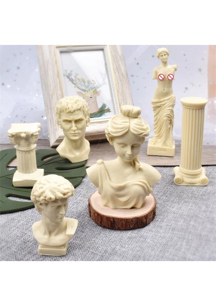 Mum Fitil Tarzı Dıy Sanat Kadın Heykeli Venüs Silikon Mum Kalıpları Alçı Portre Kalıp Heykel Kalıp Mum Buzlu Kek Çikolata Yapma Kalıp (Yurt Dışından) modelleri