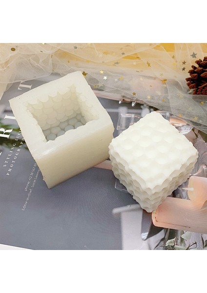 No.8 Stili Quare Petek Desen Mum Kalıbı El Yapımı Kokulu Mum Diy Sanat Mum Silikon Kalıp Alçı Sabun Kalıpları (Yurt Dışından) indirimleri