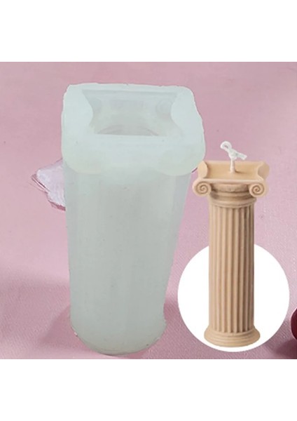 E Stili Silikon Roma Sütun Mum Kalıbı 3D Venüs Mum Yapımı Balmumu Alçı Kalıp Iskandinav Sanatı Vücut Mum Kalıbı Kadın Sabun Kalıbı (Yurt Dışından) fırsatları