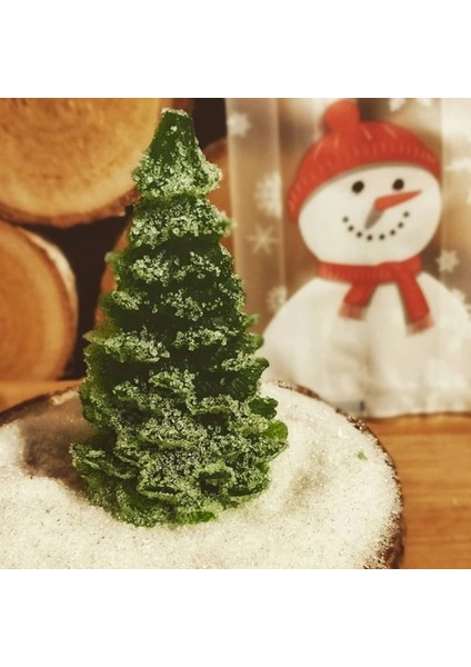 Hediye Kutusu Stili 3D Balmumu Noel Ağacı Mum Silikon Kalıp Arkadaşlar Için Noel Hediyesi Tatlı Jöle Dondurma Aromaterapi Mum Kalıpları (Yurt Dışından)