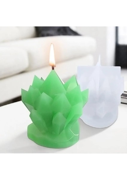 Büyük Kalp Kalıp Stili Buzdağı Şekli Çiçek Küme Mum Silikon Kalıp Avrupa Tarzı Mum Yapımı Için 3D Kalıplar Buz Sabunu Reçine Kalıp Demold Yapışmaz (Yurt Dışından) modelleri