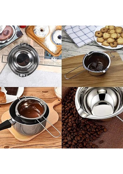 Uzun Saplı Balmumu Eritme Paslanmaz Çelik Pot Dıy Kokulu Mum Sabun Çikolata Tereyağı El Yapımı Sabun Aracı Yapışmaz Kolay Temizlik (Yurt Dışından)
