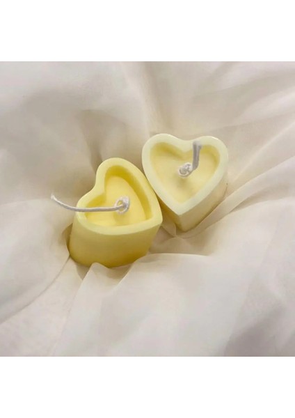M Tarzı Diy El Yapımı Mum Kalıp Mum Yapımı 3D Sütunlu Kalp Şekli Plastik Akrilik Kalıp Reçine Sabun Kek Çikolata Yapımı Araçları (Yurt Dışından)