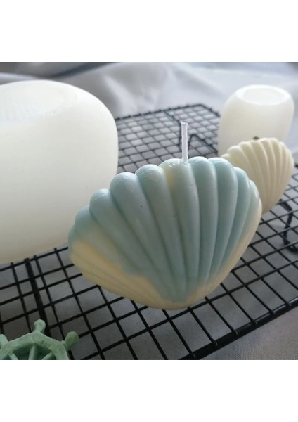 Hy-73 Stili 3D Kabuk Mum Kalıbı El Yapımı Mum Yapımı Deniz Kabuğu Aromaterapi Alçı Kalıpları Kokulu Mum Kalıbı Silikon Tarak Sabun Kalıbı (Yurt Dışından) fırsatları